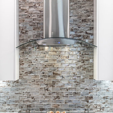 UltraMatte White and Stone Kitchen