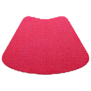 Fishnet Pink Yarrow Wedge Placemat, Set of 12