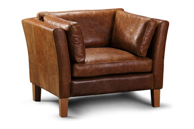 Barkby Leather Armchair