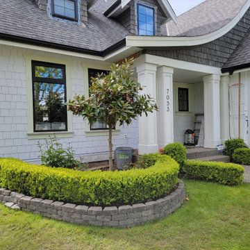 Siding Installation - James Hardie Lap Siding & Shingles in Arctic White