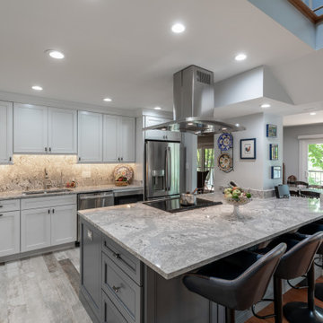 Galley Kitchen Transformed into Gem of the House in Reston VA