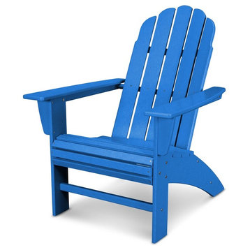 Vineyard Curveback Adirondack Chair, Pacific Blue