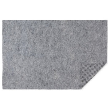Gray Trimmable Non Slip Vinyl Rug Pad With Gripper - 28X70