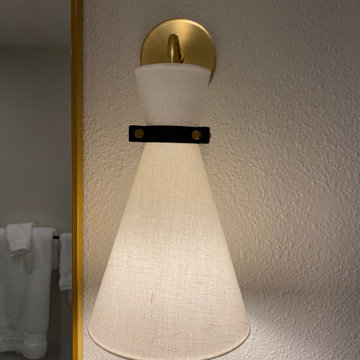 Glamorous large sconce
