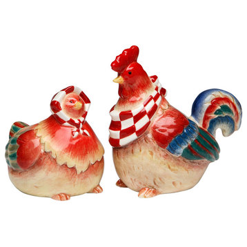 Chicken Salt and Pepper Shakers, Set of 2