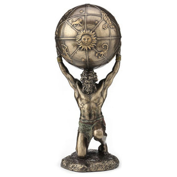 Atlas Carrying The Celestial Sphere Statue by Veronese Designs