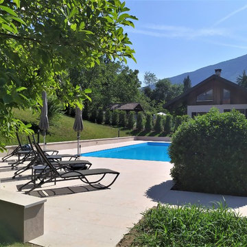 Avant / Après : L'extérieur d'une villa savoyarde rénové