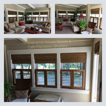Cafe Style Plantation Shutters