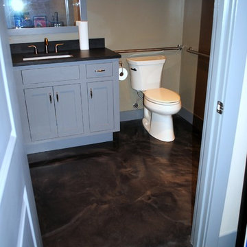 Designer Metallic Epoxy Garage Floor
