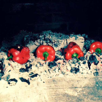 The Ferriola Family Wood Fired Brick Pizza Oven and Fireplace Combo in New York