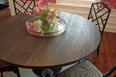 Kitchen/dining room combo - eclectic kitchen/dining room combo idea in Minneapolis