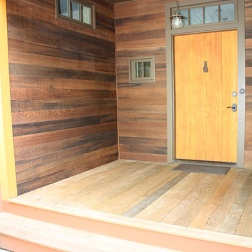 Reclaimed Redwood Porch Paneling