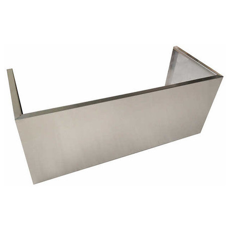 NXR Stainless Steel Range Hood Chimney Cover Extension, 30"