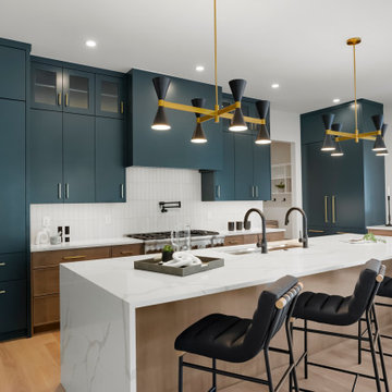 Saddleback Drive - Gorgeous Green & Maple Kitchen