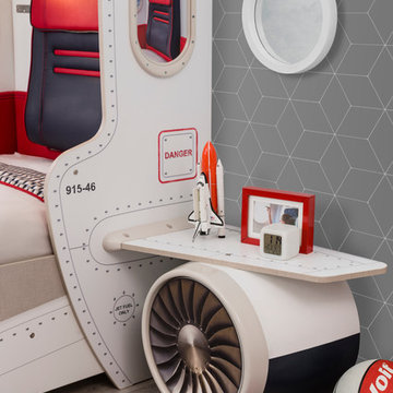 First Class Airplane Kids Bedroom