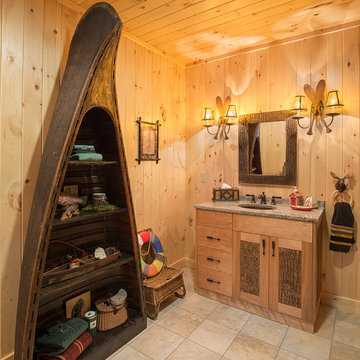 Big Moose, New York Log Home