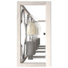 Hunter Gablecrest Distressed White/Painted Concrete 4 Light Vanity Wall