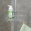 iDesign Twigz Tension Shower Caddy, Silver