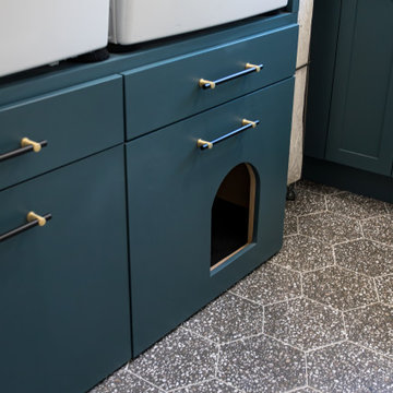 Colorful Laundry Room