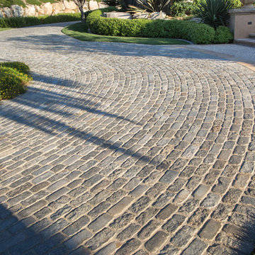 Historical Granite Cobblestone Salt and Pepper