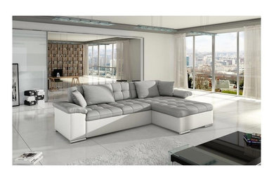 Grey White Sofa Bed