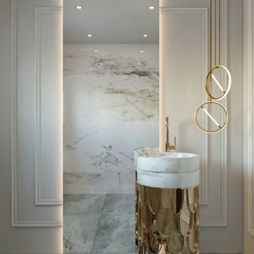 Luxury Penthouse Interior Design – Contemporary Arabic Elegance, Dubai