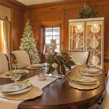 Earhart Manor Living room + Dining Room