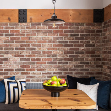 South Loop Loft Kitchen Remodel | Industrial Brick & Timber | Chicago