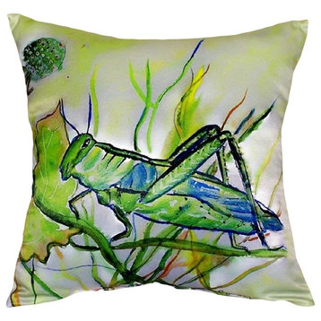 Grasshopper No Cord Pillow - Set of Two 18x18