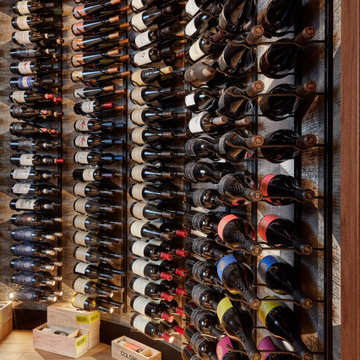 Custom Walnut Wine Cellar