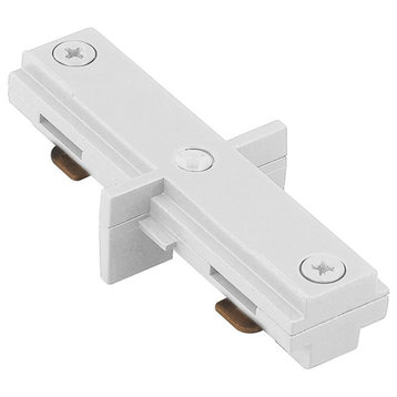WAC Lighting J Track Dead End I Connector in White