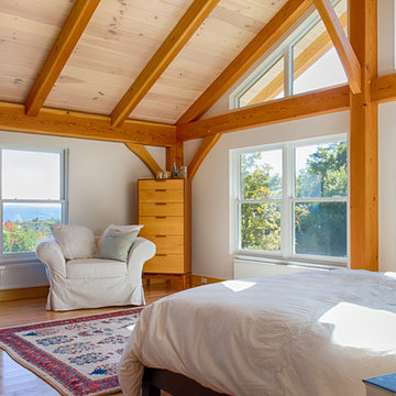 Modern Post and Beam Bedroom