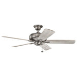 Kichler Lighting - Kichler Lighting 330247NI Terra - 52" Ceiling Fan - This casual, classic 52" Terra ceiling fan in Burnished Antique Pewter is designed to move a large amount of air.