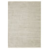 Banner Recycled P.E.T. Diamond Beige/Ivory Fringed Area Rug, 9'10"x12'10"