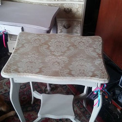 SOLD-tall antique table...&pound;45.00 - Products