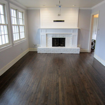 EAST HAMPTON: NEW INSTALL & FLOOR RESTORATION - JACOBEAN STAIN/TRAFFIC HD POLY