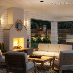 Park Harbor Outdoor Drum Pendant - Pendant Lighting