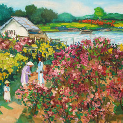 Flower Garden - Paintings