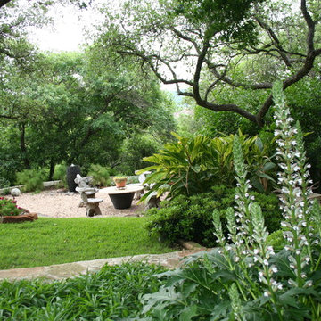 Traditional garden in Northwest Hills