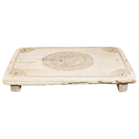 Kolam Rustic Wood Bajot Table