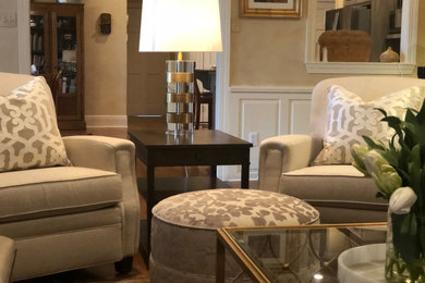 Living room - transitional living room idea in New Orleans
