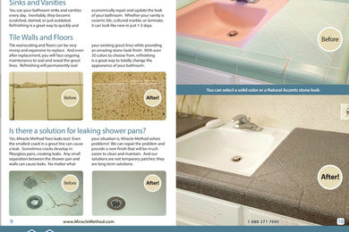 Ejemplo de cuarto de baño tradicional con encimera de azulejos y baldosas y/o azulejos de cerámica