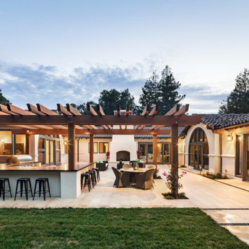 Old World California Mission Style Estate - Los Altos Hills, CA