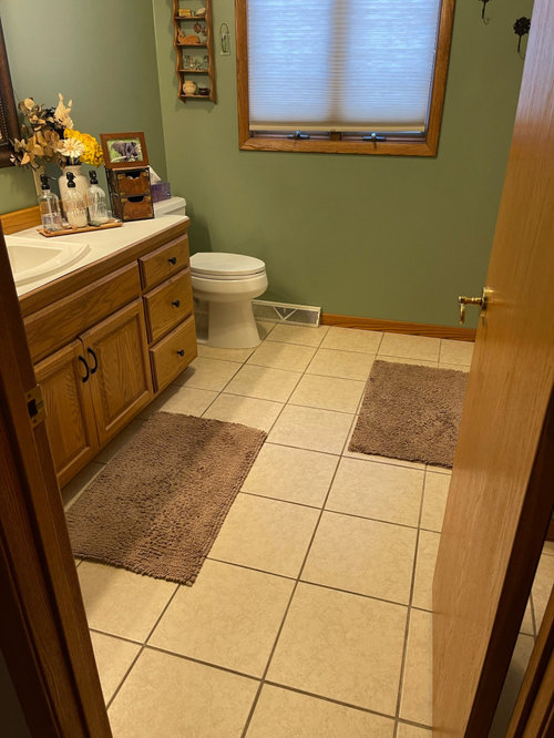Would you use the same tile in entry and bathroom?