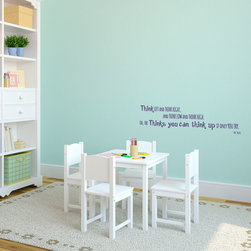 Dr. Seuss Quote The Thinks You Think - Wall Decals