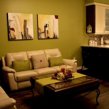 Kitchen and Living Room