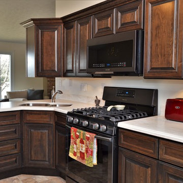 Burnettsville, IN. Haas Signature Collection. Open Cherry Kitchen