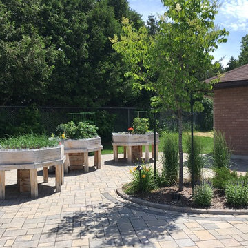 Retirement home pond & entrance