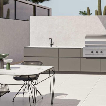 outdoor kitchen