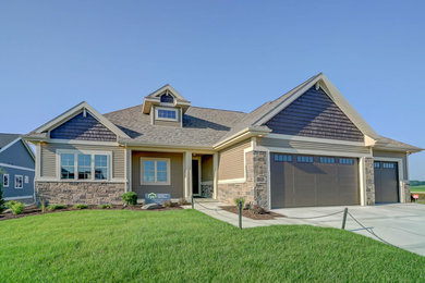 Example of an exterior home design in Other